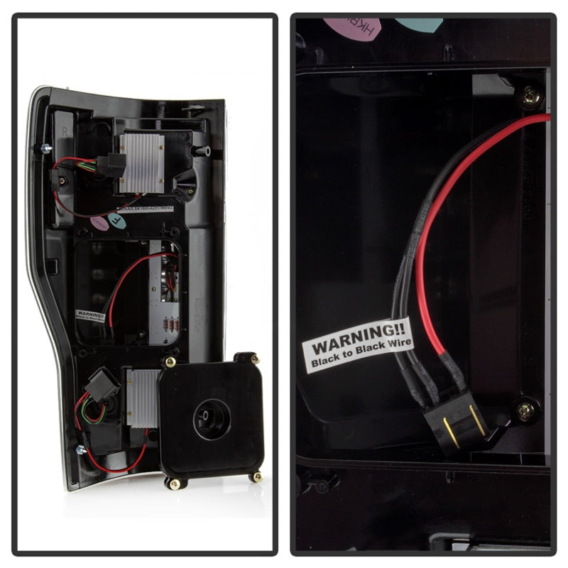 Spyder 5085580 fits Ford 17-18 F-250 Super Duty (Excl LED Models) LED Tail Ligh