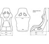NRG FRP-302TL-ULTRA FRP-302TL-ULTRA FRP Bucket Seat ULTRA Edition W/ Grey