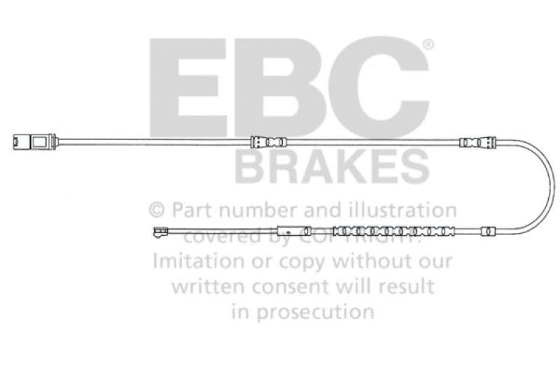 EBC EFA128 fits BMW 10 2011-20 528 3.0L (F10) Front Wear Leads