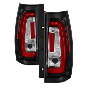 SPYDER 5083418 fits Chevy Suburban/Tahoe V2 Light Bar LED Tail Lights Black