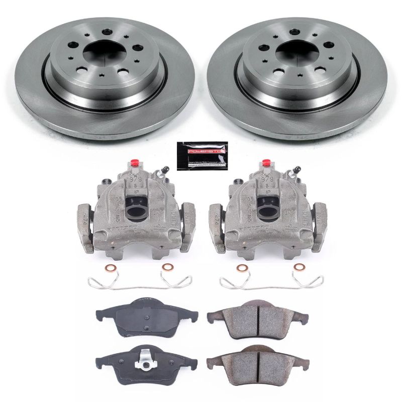 PowerStop KCOE5196 fits Volvo 01-09 S60 Rear Autospecialty Brake Kit w/Calipers
