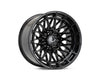 Vossen HFX-3 22x10 - 8x165.1 - ET18 - Super Deep Face - 125.1 - Gloss Black Wheel