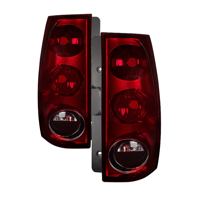 9034589 Xtune fits GMC 07-20 Yukon Xl 1500/2500 2012 OEM Style Tail Lights Red