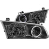 ANZO 121123 2001 fits Toyota 00-20 Camry Crystal Headlights w/ Halo Black