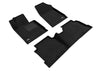 3D L1HY05104709 Maxpider 15-19 fits Hyundai Sonata / Elegant 1st 2nd Row - Floor Mat Set (Black)