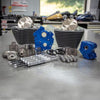 S&S 310-1053A Cycle 2017 M8 Models 124in CI Oil Cooled w/ Chrome Pushrod Tubes &