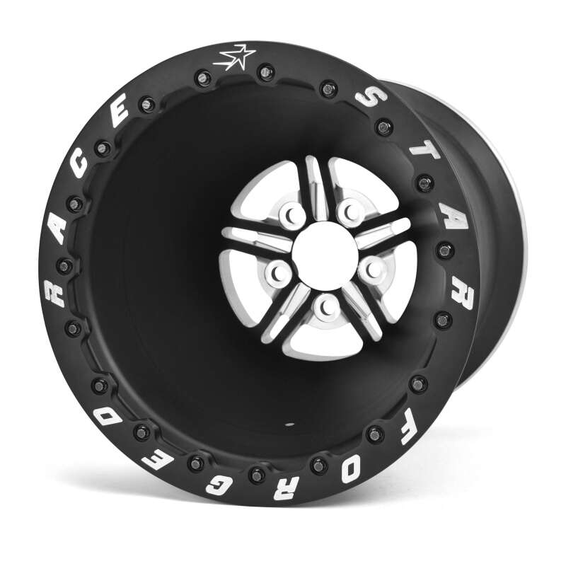 Race Star 63-616505023B 63 Pro Forged 16x16 DBL Pro Mod 5x5.00 BC / 5.00 BS Wheel - Blk Anodized/Machined