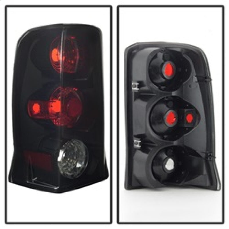 Spyder 5084378 fits Cadillac 02-06 Escalade Euro Tail Lights Black Smoke ALT-YD