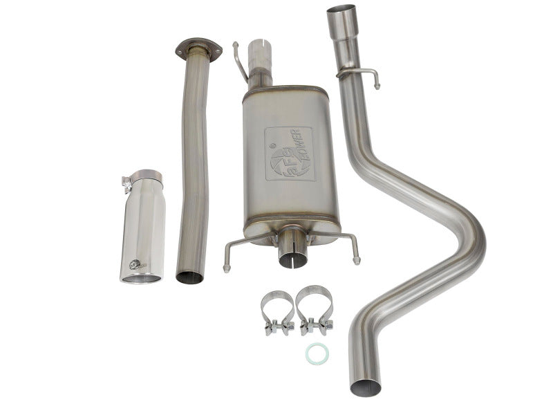 AFE 49-46031-P orce XP Cat-Back Stainless Steel Exhaust Syst w/Polished Tip fit