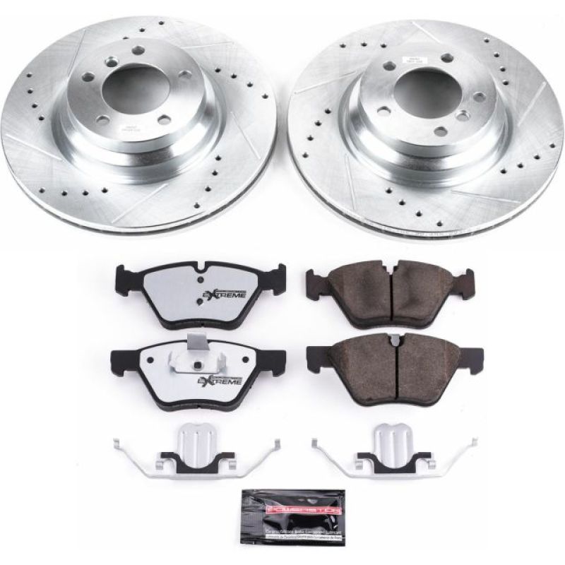 PowerStop K3077-26 2006 fits BMW 330i Front Z26 Street Warrior Brake Kit