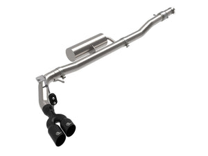 AFE 49-33119-B Series 3in 304 SS Cat-Back Exhaust Side Exit w/ Black Tips 19-20