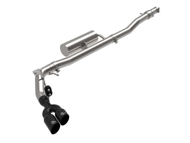 AFE 49-33119-B Series 3in 304 SS Cat-Back Exhaust Side Exit w/ Black Tips 19-20