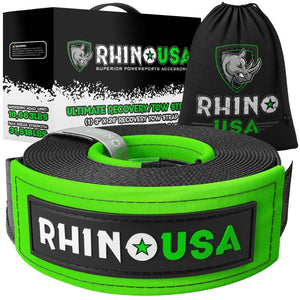 Rhino USA RNO-TREESAVER Recovery Tree Saver Strap 3Inx8Ft (Black)