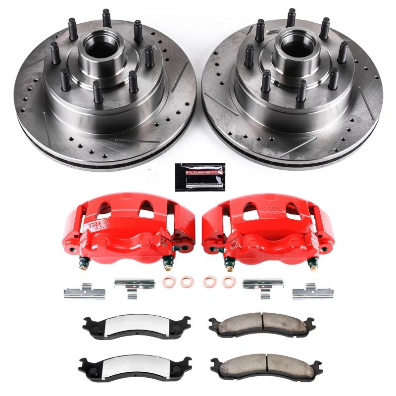 Power Stop KC5088-36 2007 fits Ford E-150 Front Z36 Truck & Tow Kit w/Cals