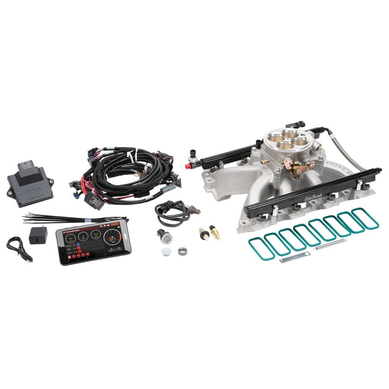 Edelbrock 35710 Pro Flo 4 EFI System Seq Port LS Gen III/IV Victor Jr Cath Port 550 Max HP 35lb/hr