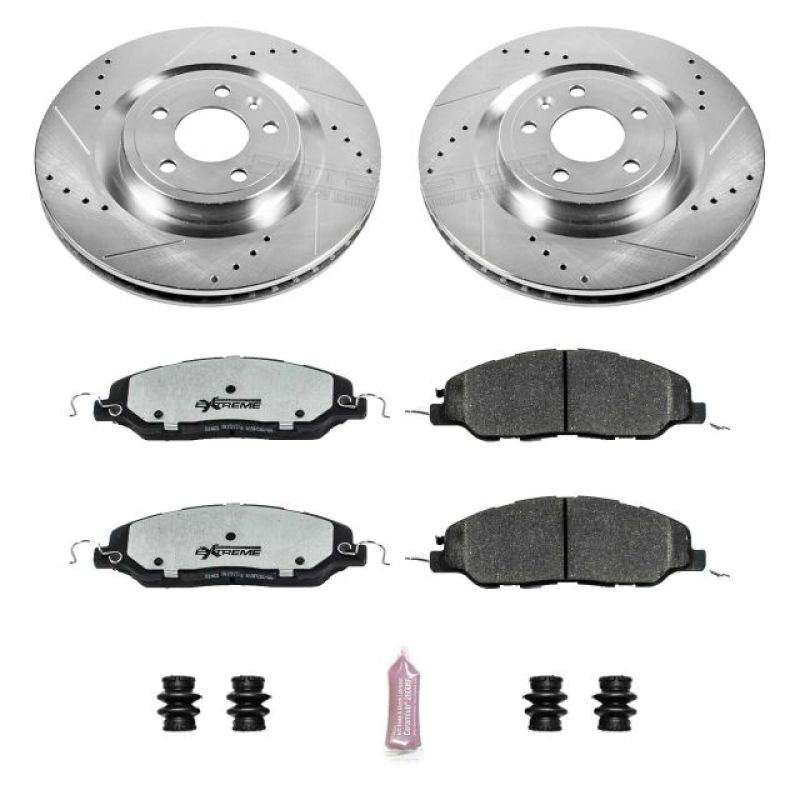 PowerStop K5944-26 11-14 fits Ford Mustang Front Z26 Street Warrior Brake Kit