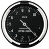 AutoMeter ST901096 Chronocentric Tachometer - 80mm Blk - 0-10K RPM