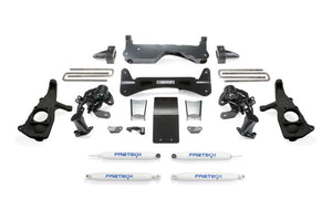 Fabtech K1046 11-19 fits GM 2500HD 2WD/4WD 6in Rts Sys w/Perf Shks