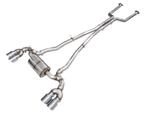 AWE BMW G90/G99 M5 Touring Edition Catback Exhaust - Chrome Silver Tips