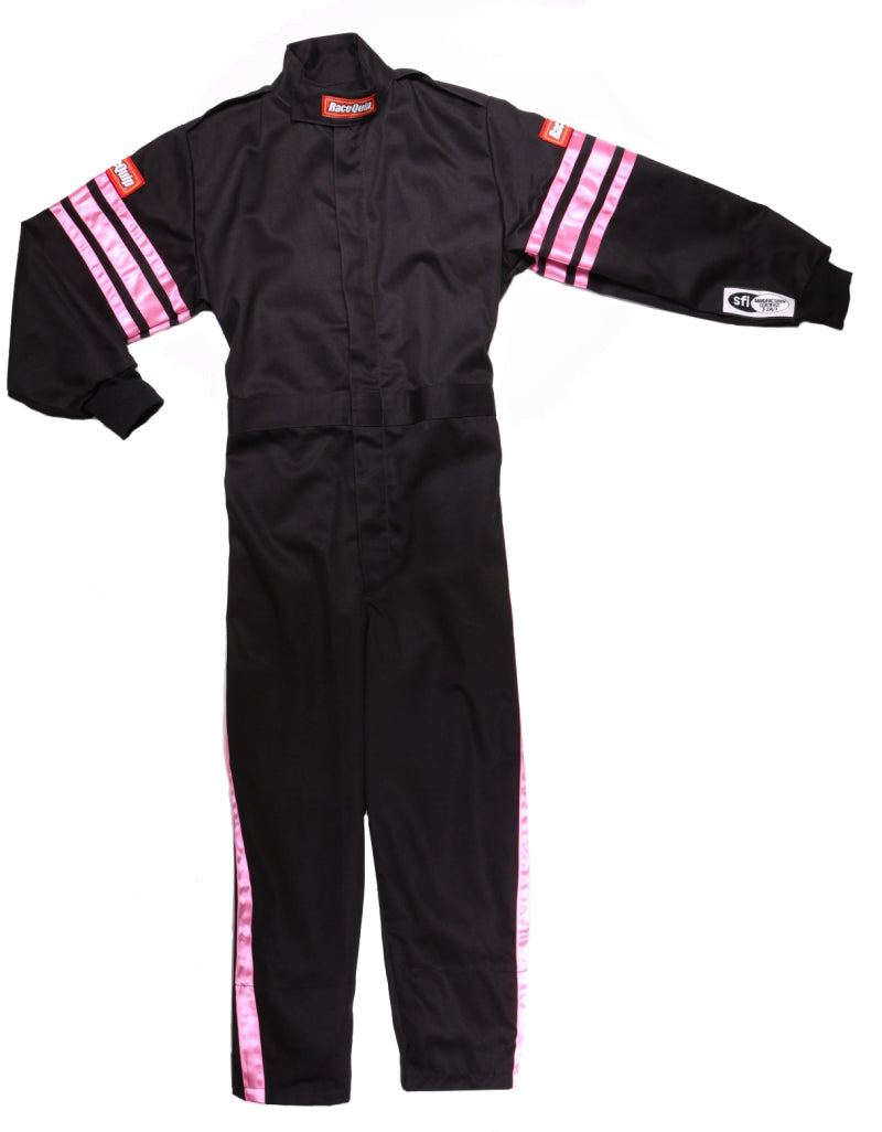 Racequip 1950895 Pink Trim SFI-1 JR. Suit - KLarge