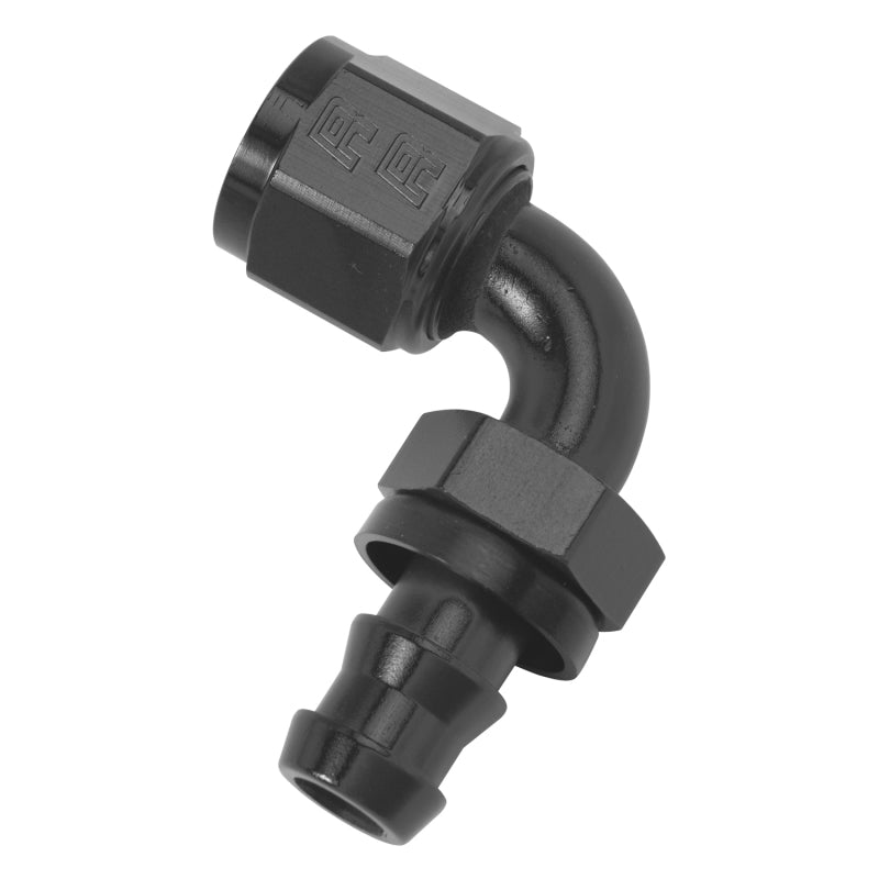 Russell 624183 Performance -10 AN Twist-Lok 90 Degree Hose End (Black)