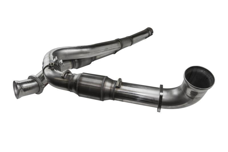 Kooks 13523300 10-14 fits Ford Raptor SVT 6.2L 4V ALL 3in SS OEM Exhaust GREEN Cat Y Pipe