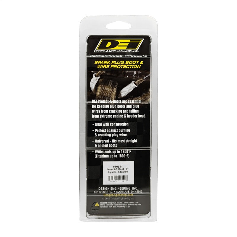 DEI  10541 Protect-A-Boot - 6in - 2-pack - Titanium