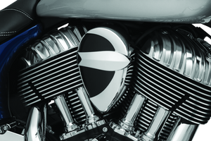 Kuryakyn 5697 Kuryakyn Horn Cover John Shope Series Chrome
