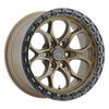Weld W10689084576 Off-Road W106 18X9 Ledge Six 6X139.7 ET19 BS 5.76 Satin Bro