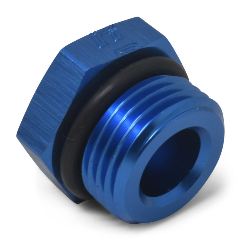 Russell 660270 Performance -6 AN Straight Thread Plug (Blue)