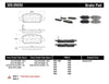 Stoptech 309.0905 Performance 6/02-08 350z / 01-08 G35 Rear Brake Pads