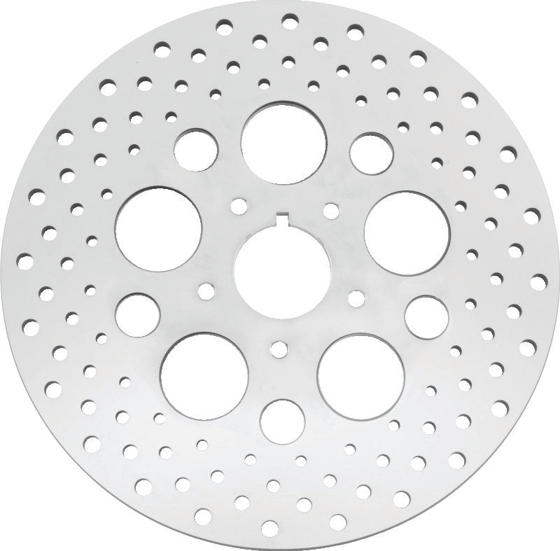 Bikers Choice 619915 84-99 Big Twin & XL 11.5 Inch Front Drilled Stainless Roto