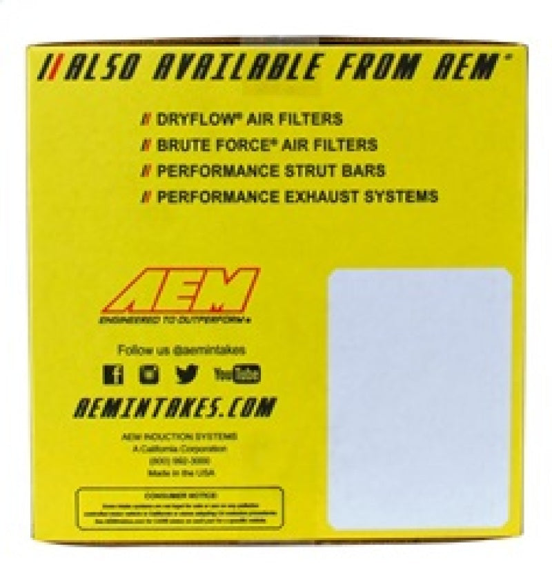 AEM 22-415B Short fits Ram Intake System S.R.S. ACC 98-02 4CYL