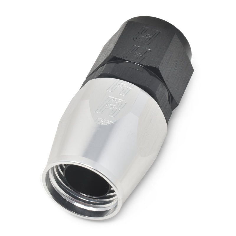 Russell 610043 Performance -10 AN Black/Silver Straight Full Flow Hose End