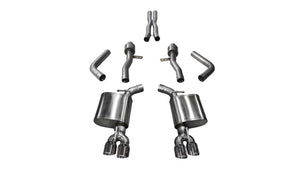 CORSA Performance 21005 Corsa 2017-2023 fits Dodge Challenger 5.7L V8 Sport Cat-Back Dual Rear Exit w/3.5in Polished Tips