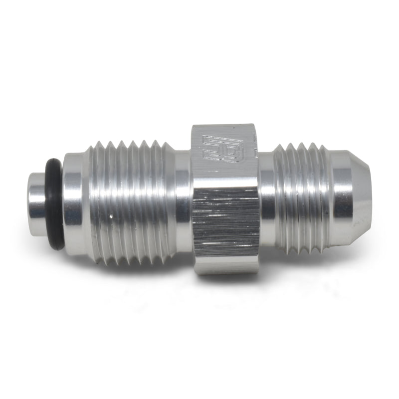 Russell 648010 Performance -6 AN (male to 1/2in-20 O-ring seal) Power Steering Adapter. Clear anodized