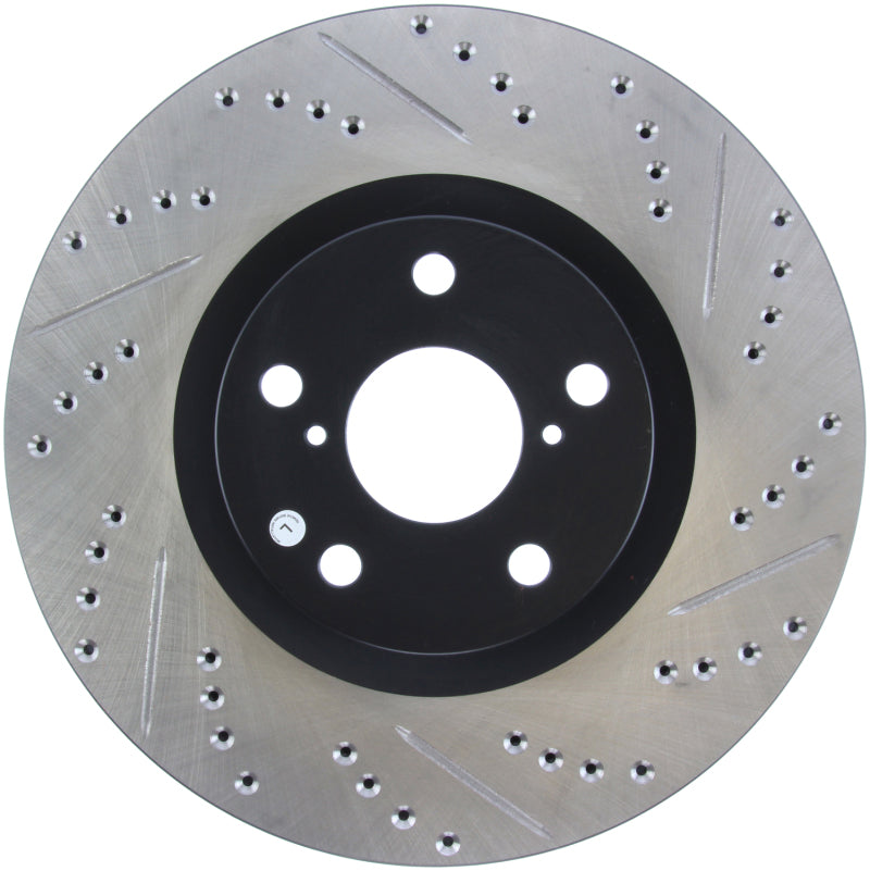 Stoptech 127.44103L 5/93-98 fits Toyota Supra Turbo Left Front Slotted & Drilled Rotor