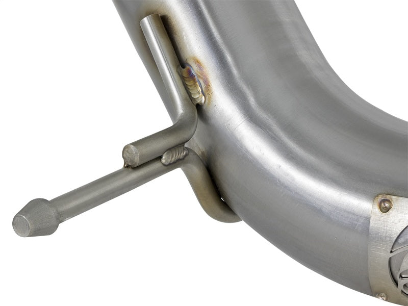 AFE 49-36617 d Steel 3in Rear Down-Pipe/Mid Pipe 2017+ fits Honda Civic Type R