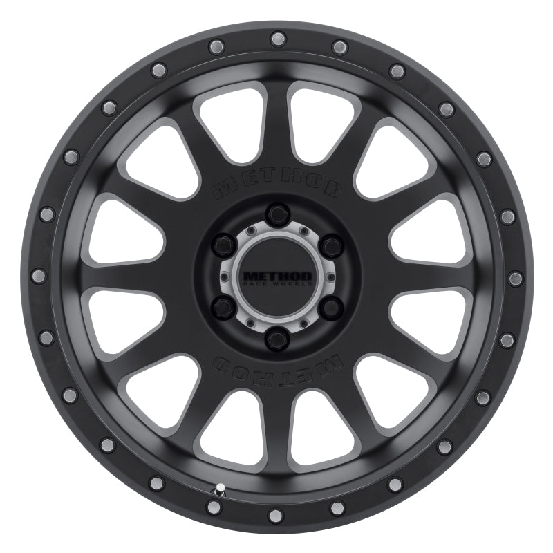 Method MR60529016512N MR605 NV 20x9 -12mm Offset 6x135 87mm CB Matte Black Wheel