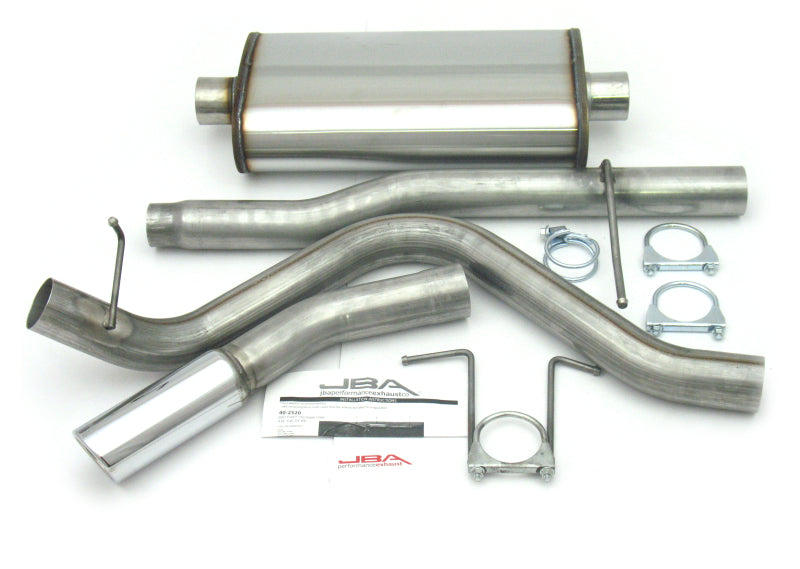 JBA 40-2520 01-03 fits Ford F-150 Super Crew 4.6L/5.4L 409SS Pass Side Single Exit Cat-Back Exhaust