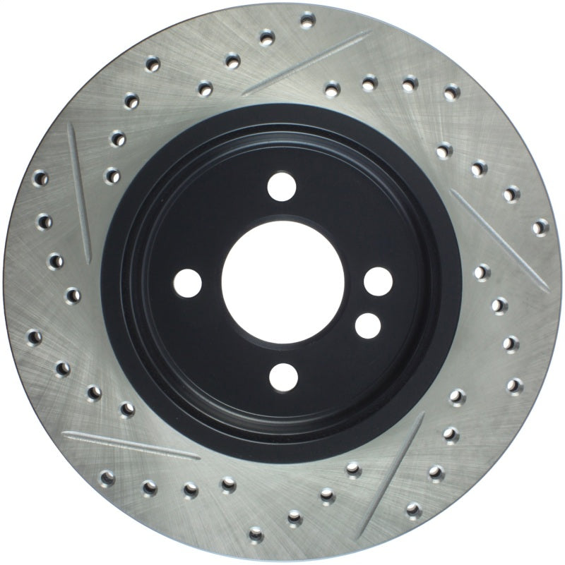 Stoptech 127.34067L 02-07 Mini Cooper/Cooper S Slotted & Drilled Left Front Rotor