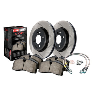 Stoptech 977.33061F Sport Axle Pack, Slotted, Front