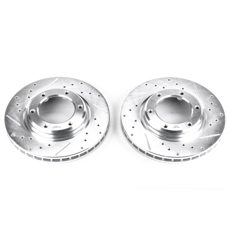 PowerStop fits Lexus 96-97 LX450 Front Evolution Drilled & Slotted Rotors - Pair