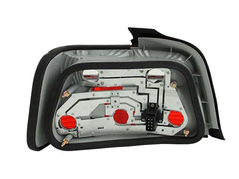 ANZO 221216 1998 fits BMW 92-19 3 Series E36 Sedan Taillights Red/Clear