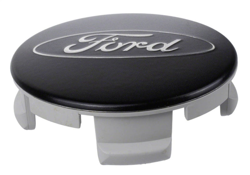 fits Ford Racing M-1096K-BCS fits Ford Car Black & Chrome Wheel Center Cap Kit - Satin