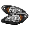 9026256 Xtune fits Chrysler 06-10 Pt Cruiser Halogen Only Headlights -Black HD