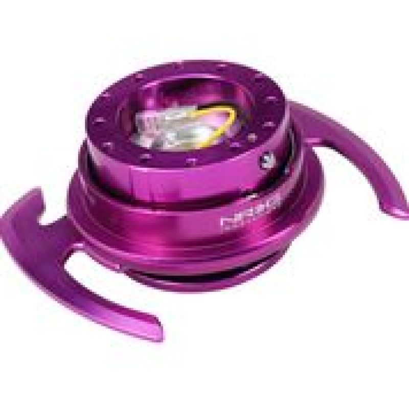 NRG SRK-700PP Quick Release Kit Gen 4.0 - Purple Body / Purple Ring w/ Handles