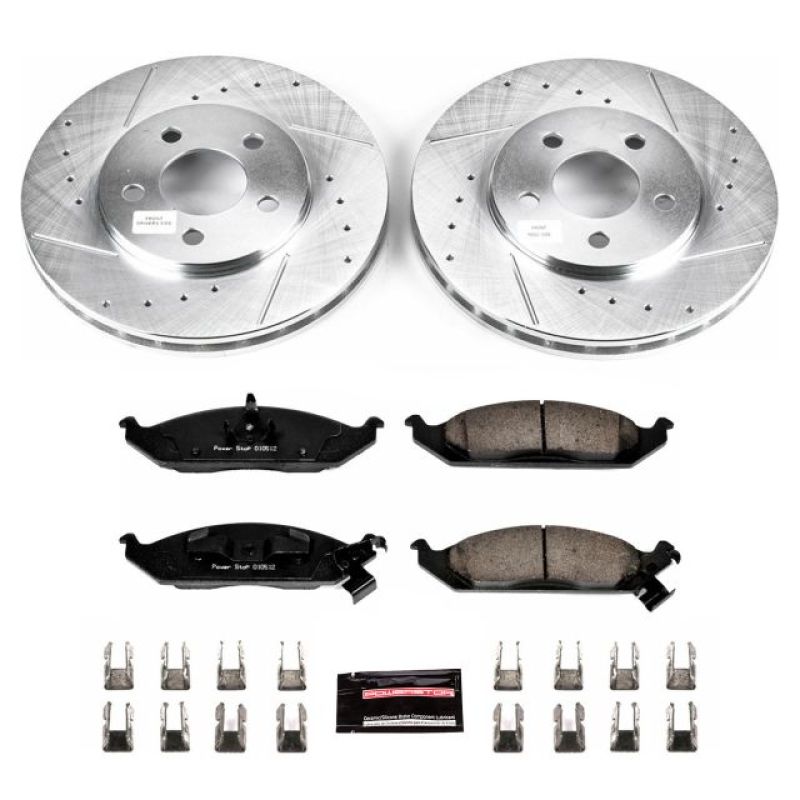 PowerStop K1676 fits Chrysler 95-00 Cirrus Front Z23 Evolution Sport Brake Kit