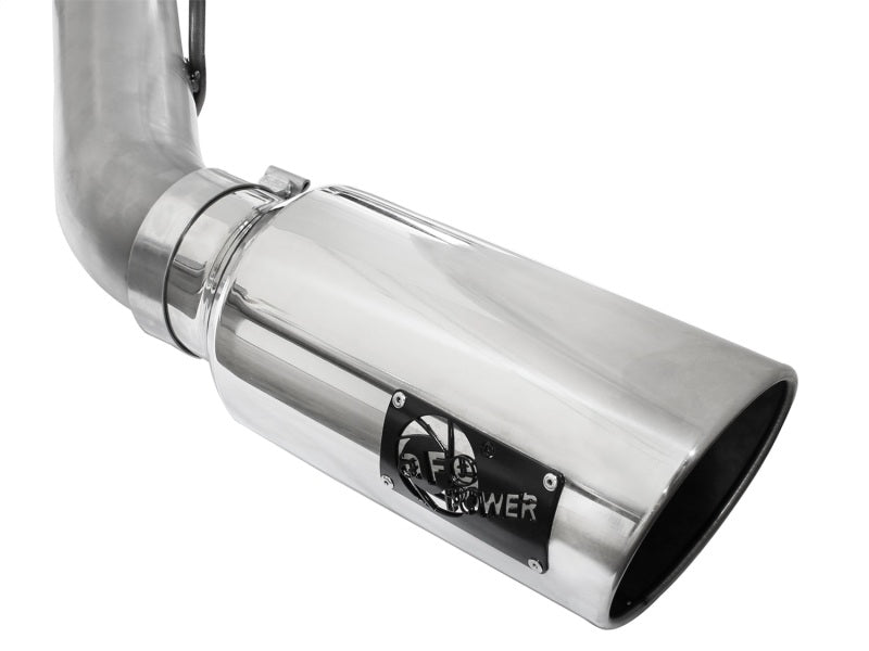 AFE 49-43065-P BORE HD 4in 409-SS DPF-Back Exhaust w/Polished Tip 11-14 fits Fo