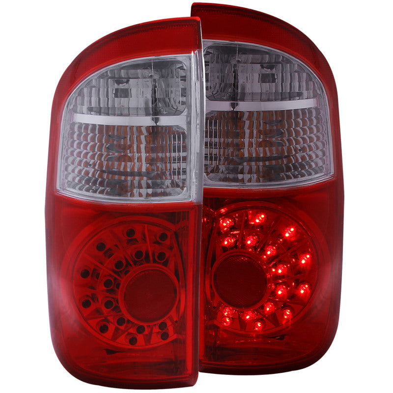 ANZO 311060 2006 fits Toyota 04-20 Tundra LED Taillights Red/Clear